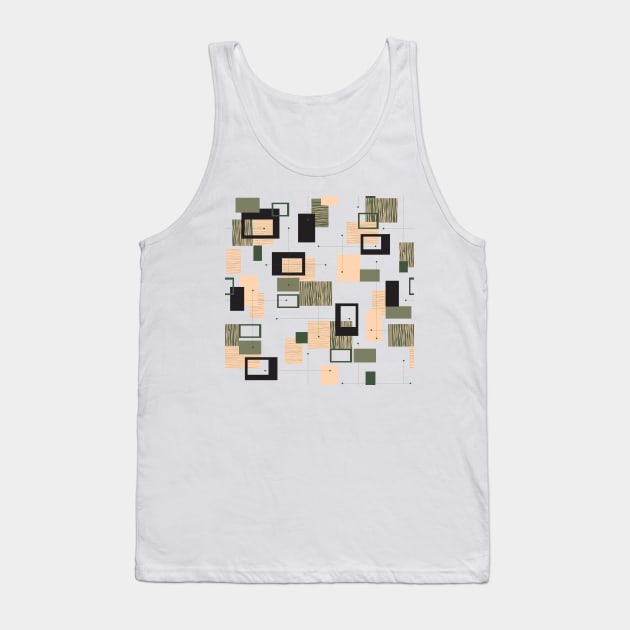 Mid Century Modern 10 Tank Top by Makanahele